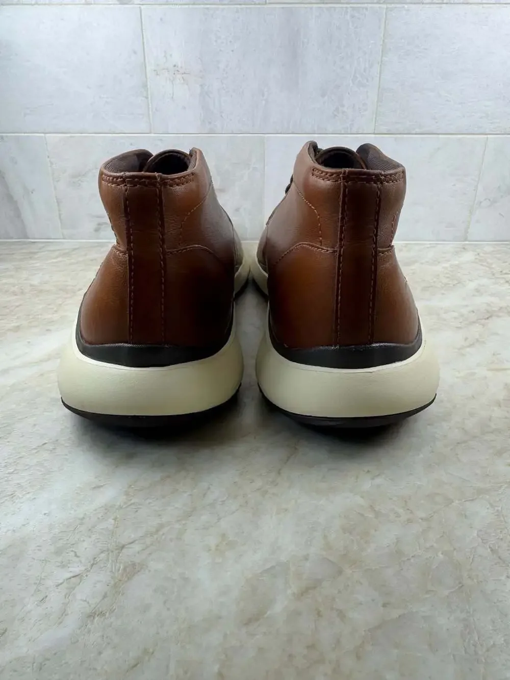 Cole Haan Grand Troy Leather Chukka Boots British Tan Size 9.5